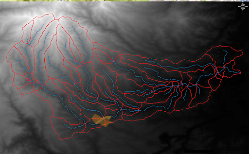 A FEABDEM Digital Elevation Model of the Ngutunui region, New Zealand.