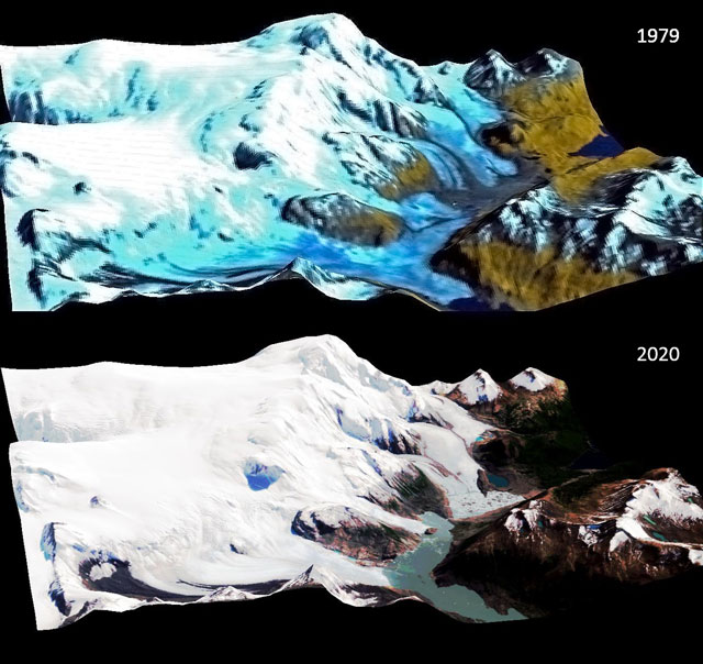 Fig. 3. 3D comparison between 1979 and 2020. (Image credit: Ailin Ortone)