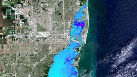 Runoff map using remote sensing technologies