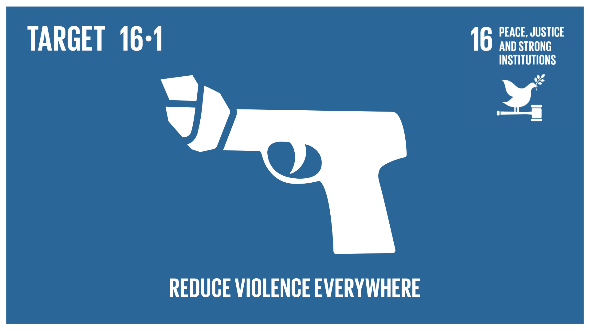 Graphic displaying reduce violence everywhere